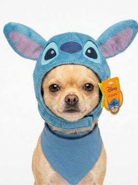 5 New Disney Stitch Pet Hat Plush Costume Accessory XS/S M/L